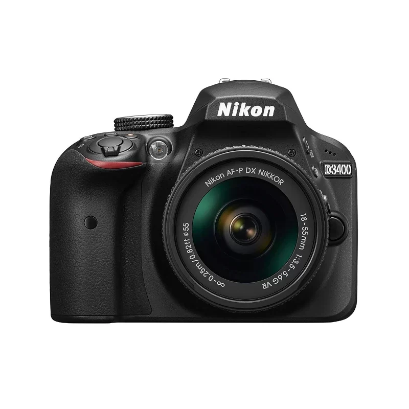 Nikon D3400 Crop Frame Kit (AF-P DX 18-55mm F3.5-5.6G) Black