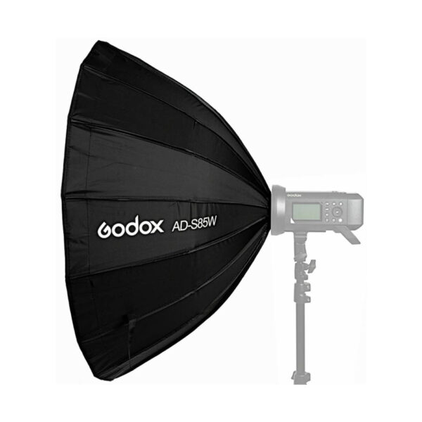 Alternative view of Godox AD-S85W - Παραβολικό Κυκλικό Softbox 85cm Λευκό με Godox-mount (AD300Pro / AD400Pro)