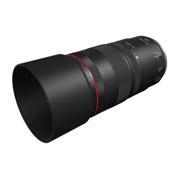 Alternative view of Canon RF 100mm F2.8L Macro IS USM